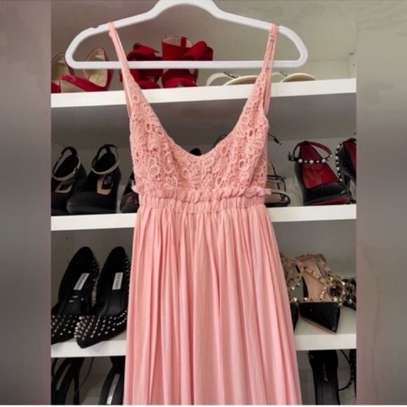NWT ONCE IN A LIFETIME PINK MAXI DRESSE Size Small - Picture 5 of 16